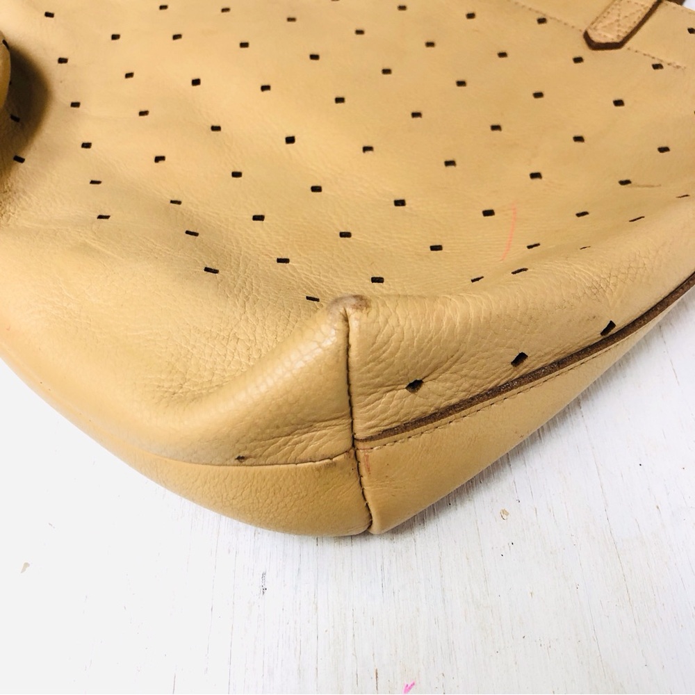 Madewell Mini Transport Preforated Tote Bag Purse Handbag Leather - Picture 7 of 16